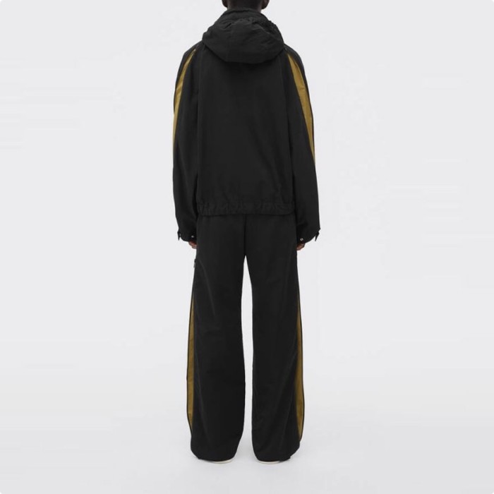 NIGO Bottega Veneta Colorblocked Zipper Drawstring Loose Hooded Jacket Casual Pants Suit Set Ngvp #nigo6874