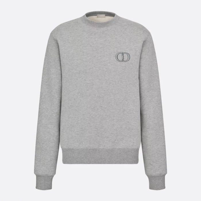 NIGO Dior Men's Spring and Autumn Solid Color Embroidery Letter Logo Round Neck Cotton Long Sleeve Sweatshirt Pullover #nigo72911