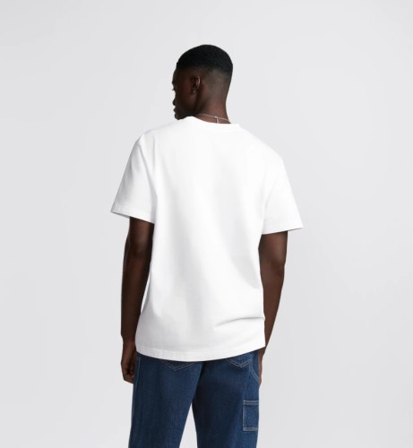 NIGO Dior Men's Summer Solid Color Embroidered Letter Logo Round Neck Cotton Short Sleeve T-Shirt #nigo72899