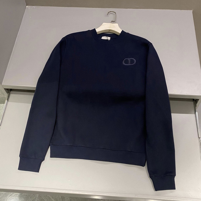NIGO Dior Men's Spring and Autumn Solid Color Embroidery Letter Logo Round Neck Cotton Long Sleeve Sweatshirt Pullover #nigo72911