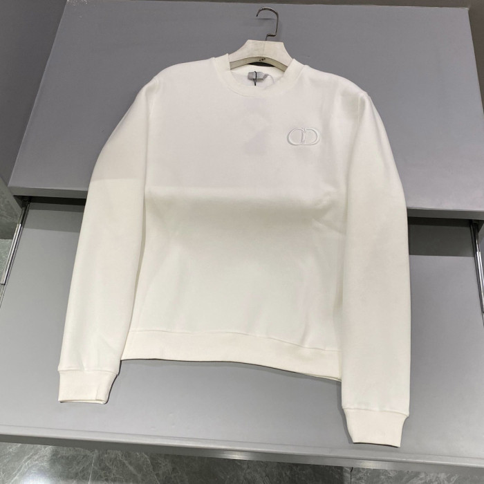 NIGO Dior Men's Spring and Autumn Solid Color Embroidery Letter Logo Round Neck Cotton Long Sleeve Sweatshirt Pullover #nigo72911