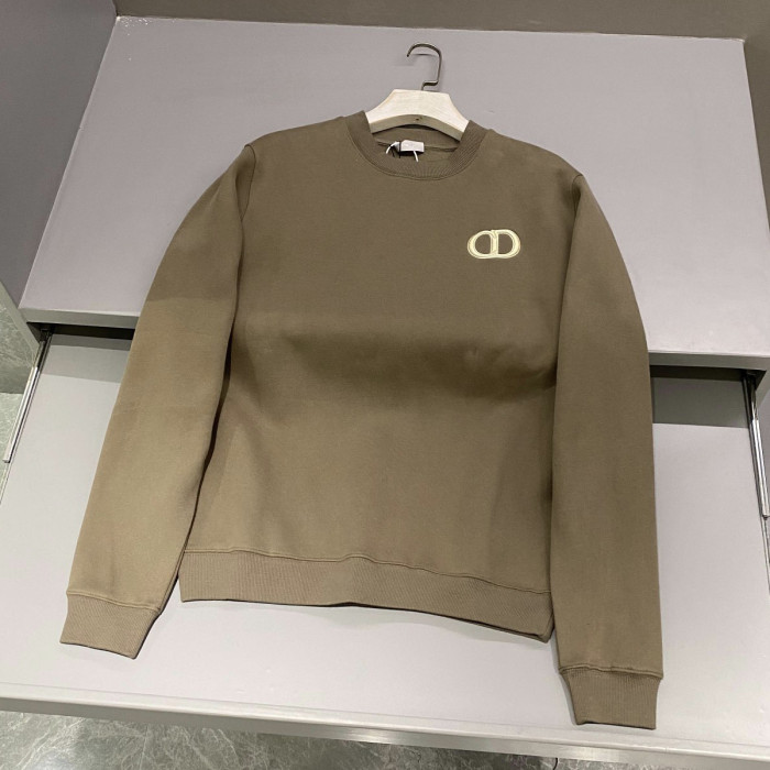 NIGO Dior Men's Spring and Autumn Solid Color Embroidery Letter Logo Round Neck Cotton Long Sleeve Sweatshirt Pullover #nigo72911