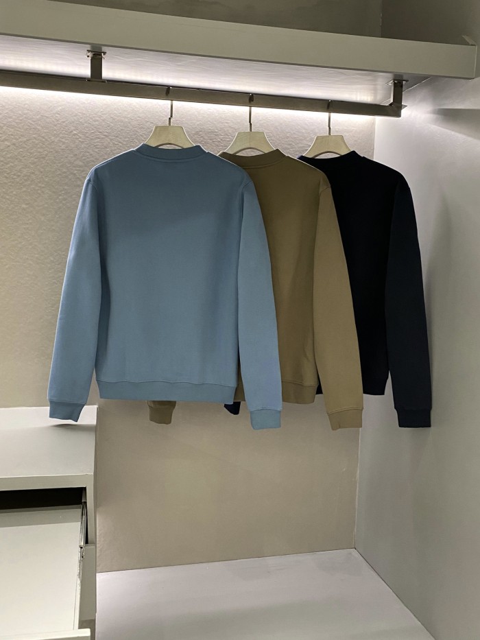 NIGO Dior Men's Spring and Autumn Solid Color Embroidery Letter Logo Round Neck Cotton Long Sleeve Sweatshirt Pullover #nigo72911