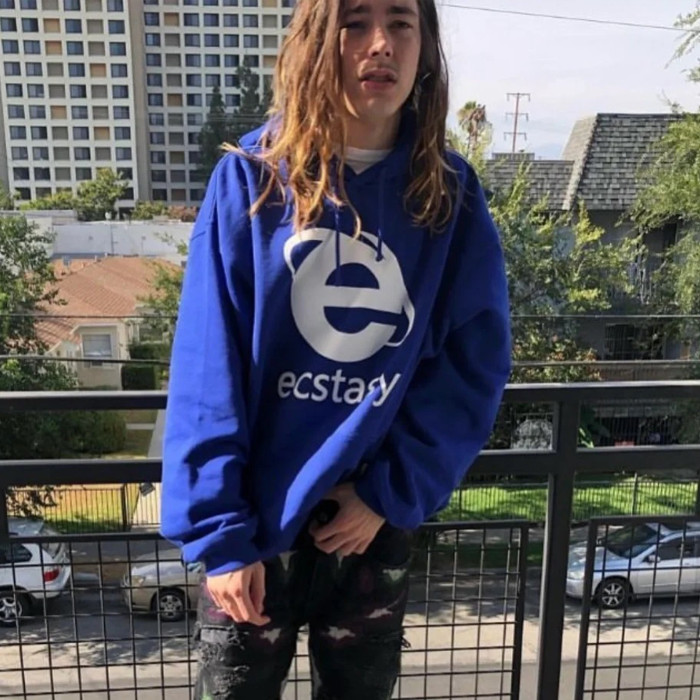 NIGO Vetements Men's Spring And Autumn Esctasy Browser Sweatshirt Fashion Letter Printed Loose Zipper Long Sleeve Hoodie #nigo71574