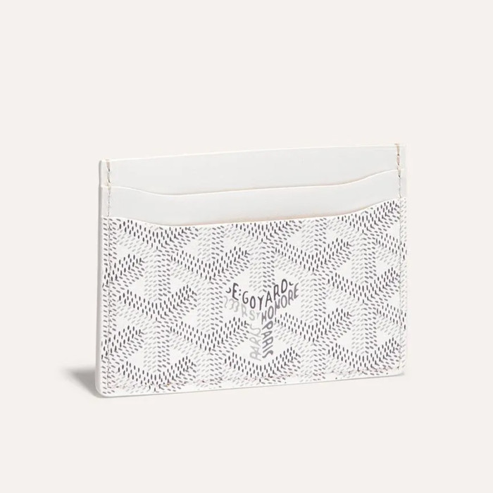 NIGO Goyard Men's And Women'S Saint-Sulpice Series Geometric Pattern Printing Color Blocking Card Holder Canvas With Calfskin Double-Sided Card Case Bags #nigo71587