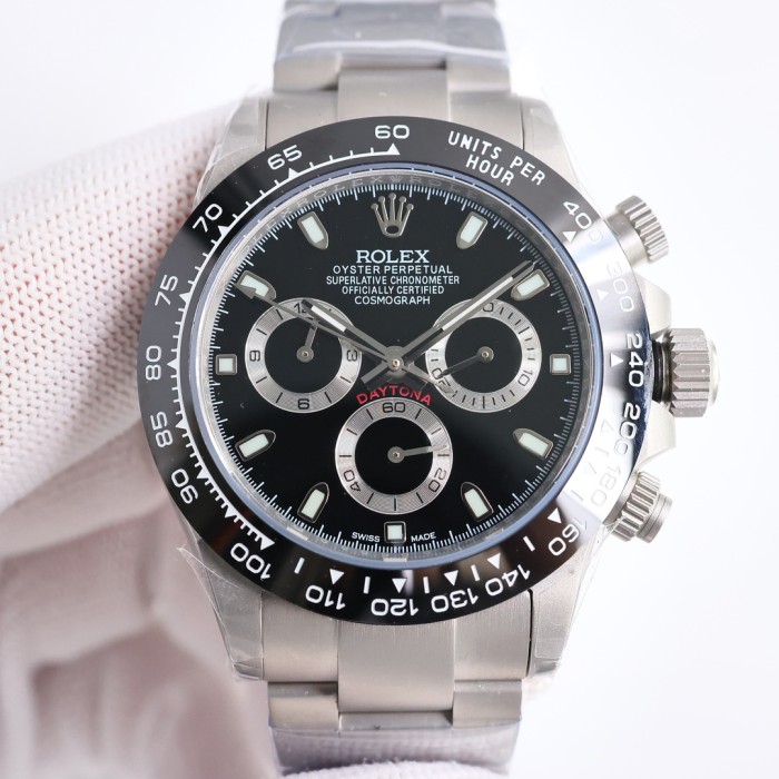 NIGO Rolex Mens Rolex Dinatone Case Strap 904L Steel Mechanical Watch Black Dial Wristwatch ﻿#nigo71588