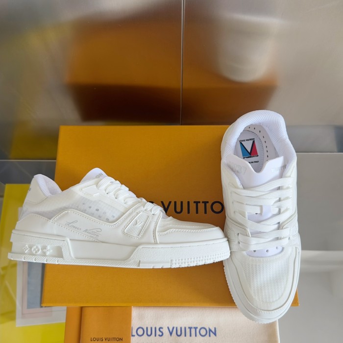 NIGO Louis Vuitton Lv Trainer Sneakers Men's Monogram Colorblocking Fashion Casual Logo Lace-up Shoes #nigo72942