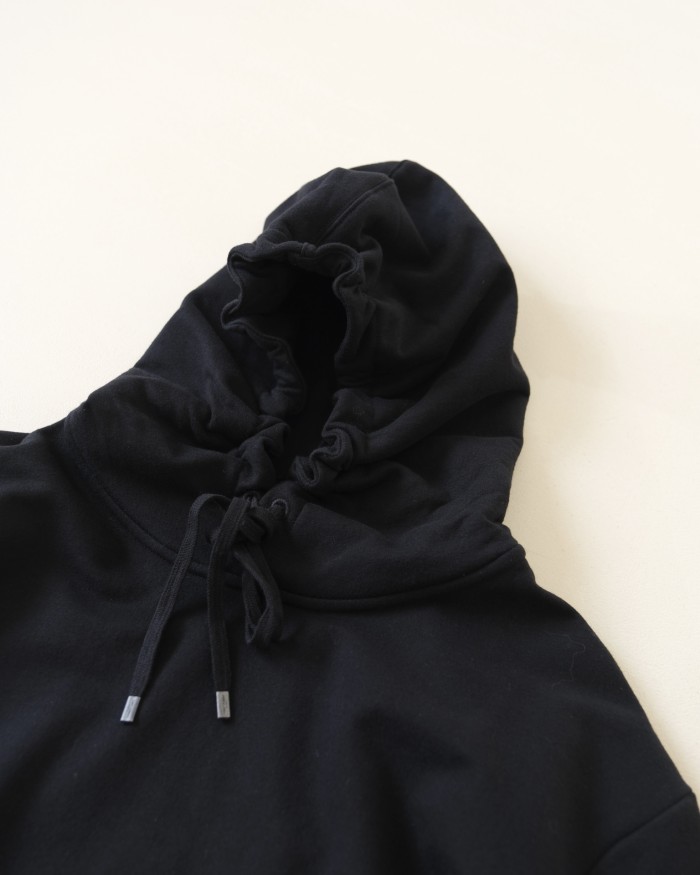 NIGO SAINT LAURENT Women's Spring and Autumn Black Striped Hooded Drawstring Long Sleeve Sweatshirt Pullover #nigo72943
