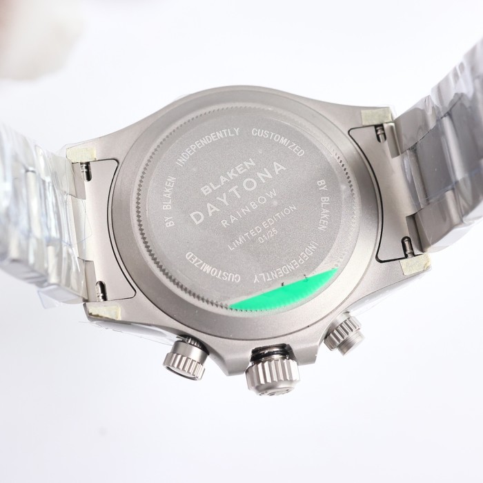 NIGO Rolex Mens Rolex Dinatone Case Strap 904L Steel Mechanical Watch Black Dial Wristwatch ﻿#nigo71588
