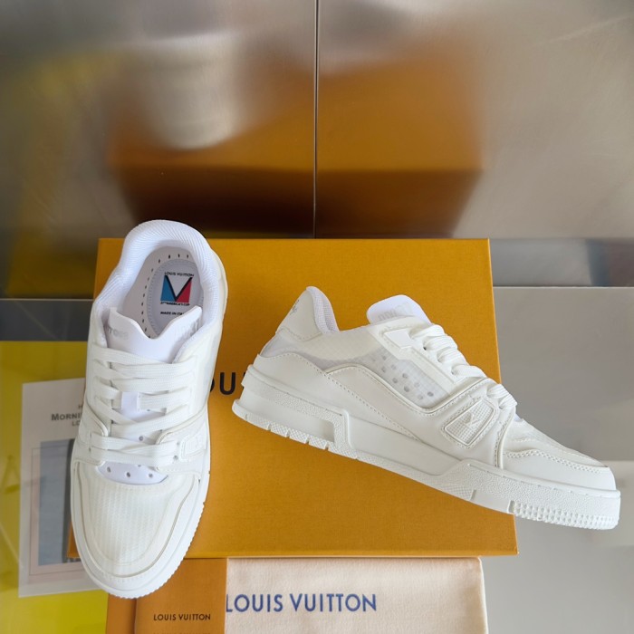 NIGO Louis Vuitton Lv Trainer Sneakers Men's Monogram Colorblocking Fashion Casual Logo Lace-up Shoes #nigo72942