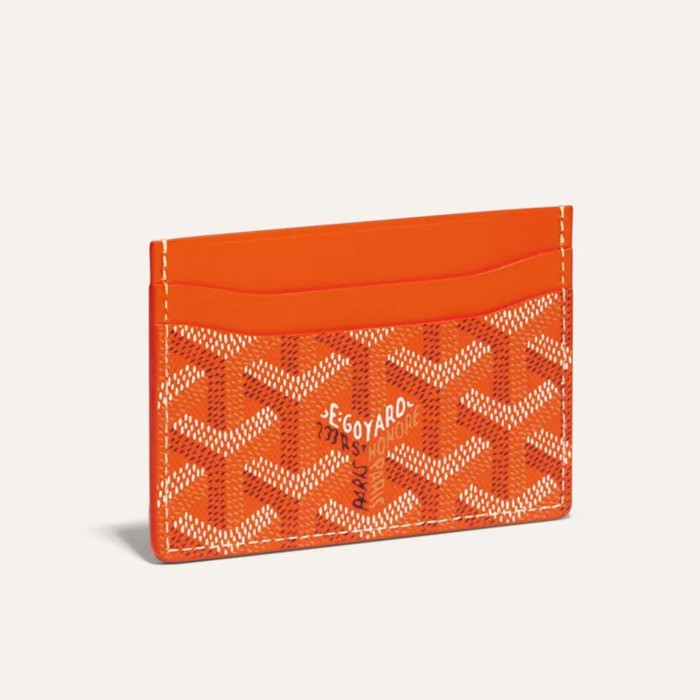 NIGO Goyard Men's And Women'S Saint-Sulpice Series Geometric Pattern Printing Color Blocking Card Holder Canvas With Calfskin Double-Sided Card Case Bags #nigo71587