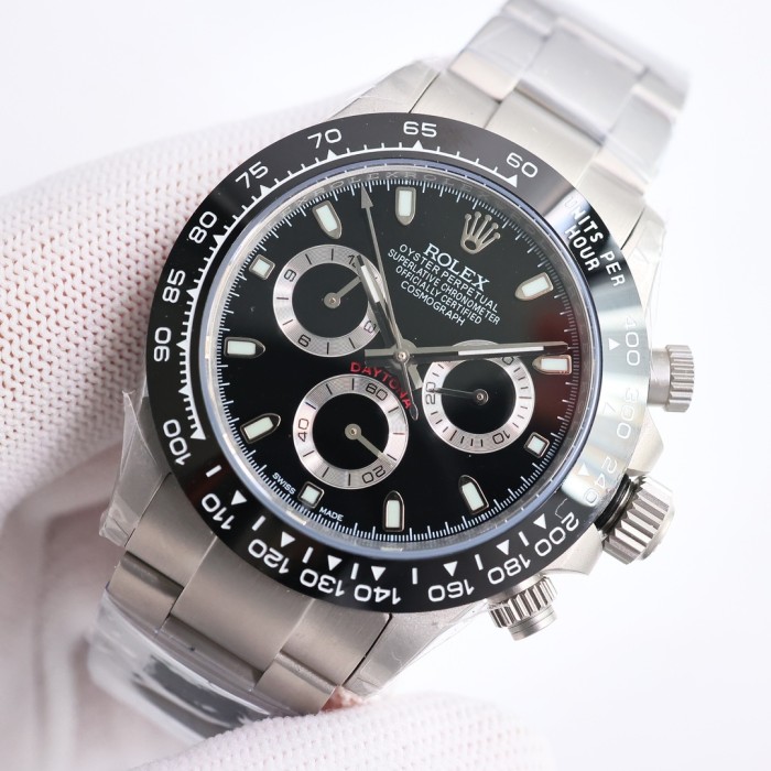 NIGO Rolex Mens Rolex Dinatone Case Strap 904L Steel Mechanical Watch Black Dial Wristwatch ﻿#nigo71588