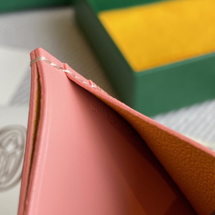 NIGO Goyard Men's And Women'S Saint-Sulpice Series Geometric Pattern Printing Color Blocking Card Holder Canvas With Calfskin Double-Sided Card Case Bags #nigo71587