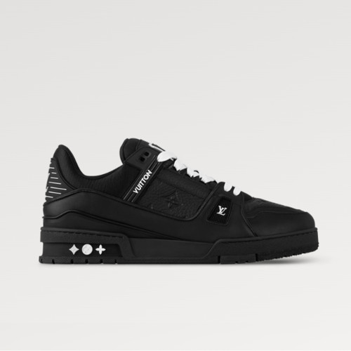 NIGO Louis Vuitton Men's LV Trainer Sneakers Calf Leather Upper Low Top Lace Up Fashion Board Shoes #nigo71593