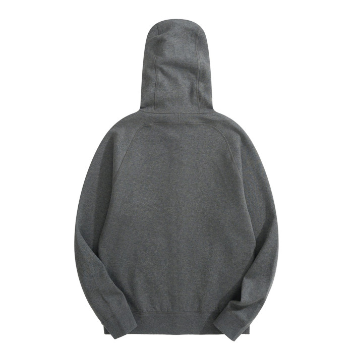 NIGO Dior Men's Spring and Autumn Solid Color Hooded Drawstring Cashmere Zipper Jacket Casual Trousers Pants Set Suit #nigo72952