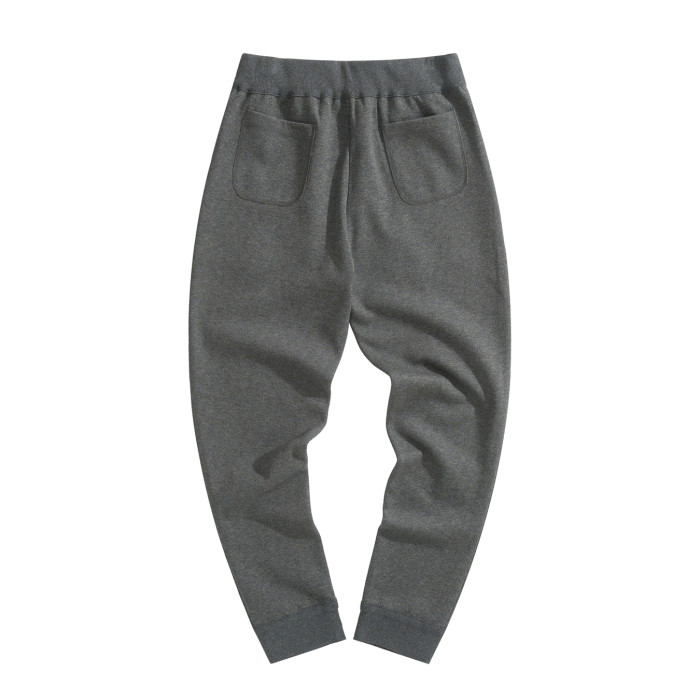 NIGO Dior Men's Spring and Autumn Solid Color Hooded Drawstring Cashmere Zipper Jacket Casual Trousers Pants Set Suit #nigo72952