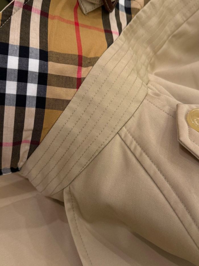 NIGO Burberry Women's Solid Color Spring And Autumn Classic Pants Double Breasted Long Sleeved Trench Coat Jacket #nigo72966
