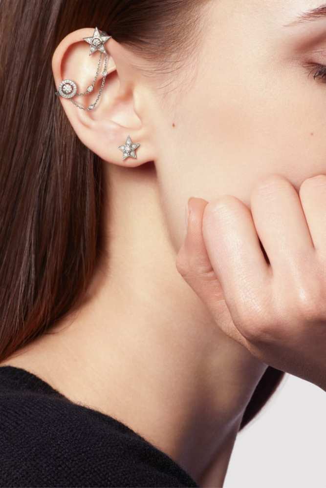 NIGO Chanel COMÈTE 1932 Earrings Fashion Luxury Meteor Series Chain Earhook V Gold Material Earrings Jewelry  Accessories Ngvp #nigo9231