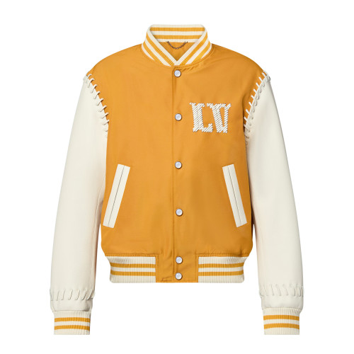 NIGO Louis Vuitton Men's Fall And Winter Color Clashing Design Letters Logo Single Breasted Long Sleeved Jacket #nigo72957