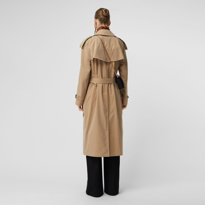 NIGO Burberry Women's Solid Color Spring And Autumn Classic Pants Double Breasted Long Sleeved Trench Coat Jacket #nigo72966
