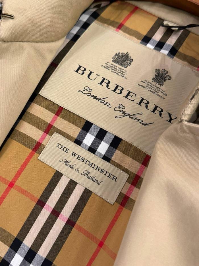 NIGO Burberry Women's Solid Color Spring And Autumn Classic Pants Double Breasted Long Sleeved Trench Coat Jacket #nigo72966