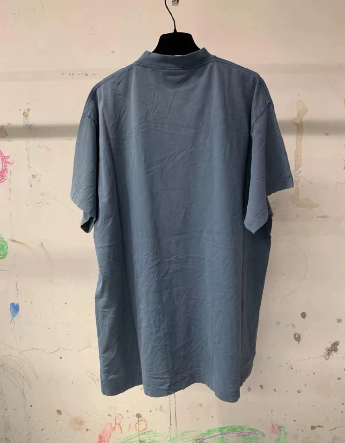 NIGO Balenciaga Men's Summer Letter Logo Print Round Neck Regular Fit Short Sleeve T-Shirt #nigo72973