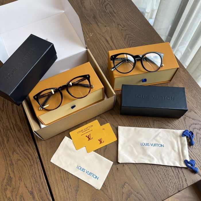 NIGO Louis Vuitton MY MONOGRAM LIGHT ROUND Women's Acetate Fiber Metal Irregular Shape Optical Frame Optical Glasses #nigo72977