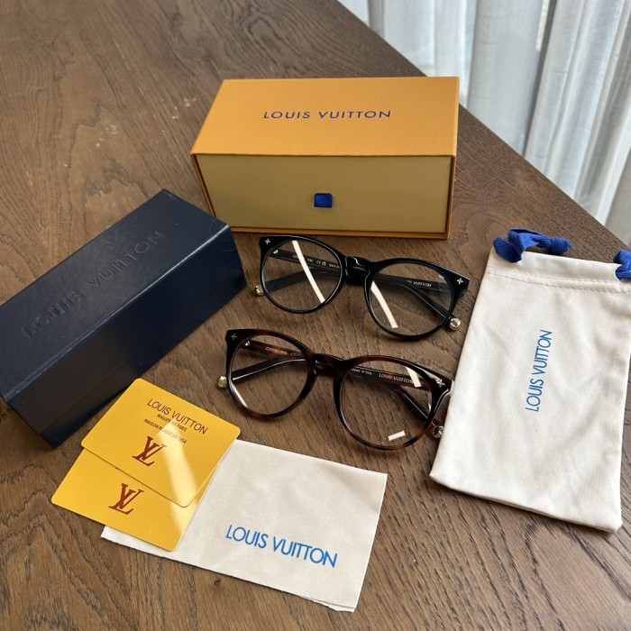 NIGO Louis Vuitton MY MONOGRAM LIGHT ROUND Women's Acetate Fiber Metal Irregular Shape Optical Frame Optical Glasses #nigo72977