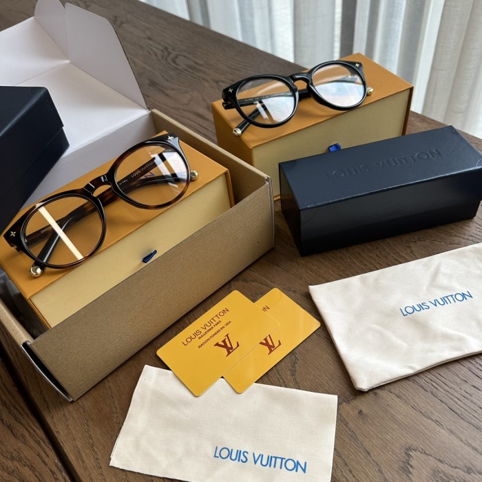 NIGO Louis Vuitton MY MONOGRAM LIGHT ROUND Women's Acetate Fiber Metal Irregular Shape Optical Frame Optical Glasses #nigo72977