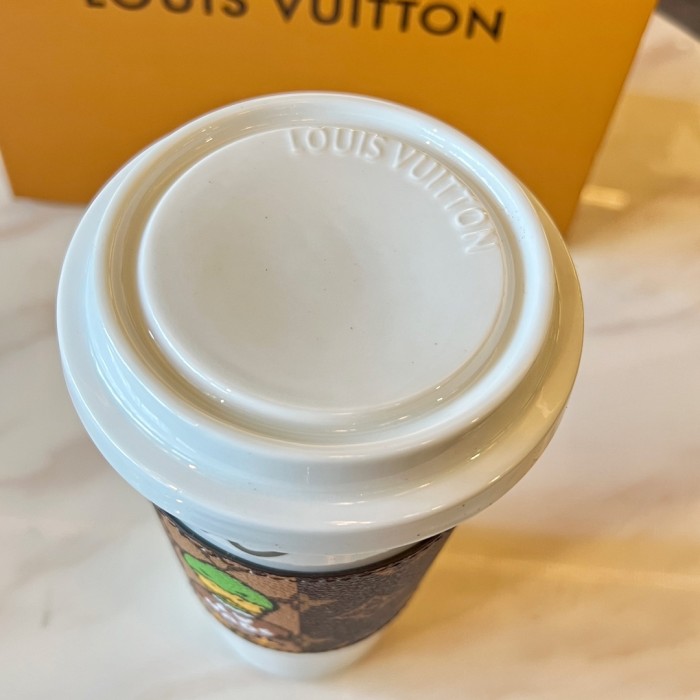 NIGO Louis Vuitton Duck Image Cowhide Mug Cover Ceramic Mugs Cup #nigo72998