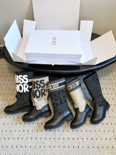 NIGO Louis Vuitton Women's Black Cowhide Leather Round Toe Slip On Flat Heel Short Boots Shoes #nigo73119