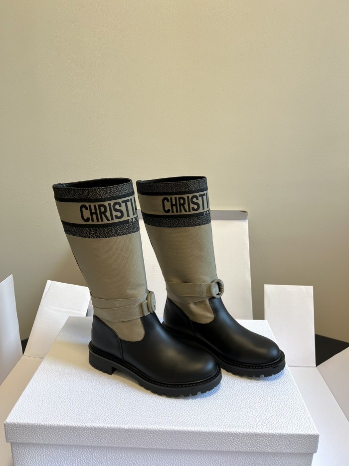 NIGO Louis Vuitton Women's Black Cowhide Leather Round Toe Slip On Flat Heel Short Boots Shoes #nigo73119