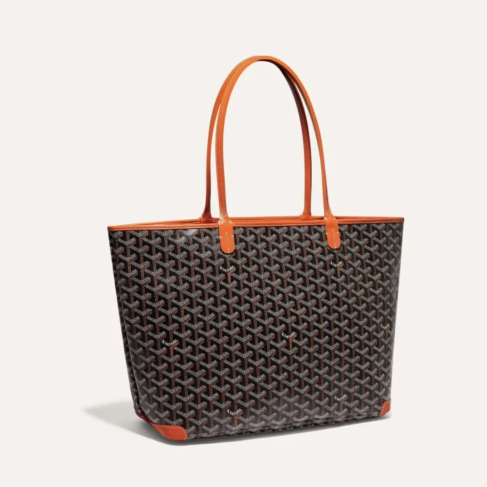 NIGO GOYARD Men's Women's Y Word Old Flower Full Print Artois Leather Shoulder Bag Zipper Closure Casual Tote Bag #nigo71596