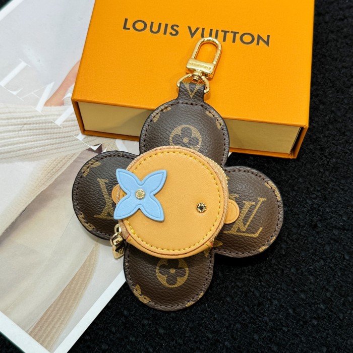 NIGO Louis Vuitton Vivienne Women's Colorblocking Hardware Accessories Zipper Closure Coin Purse Bag Bags #nigo73116