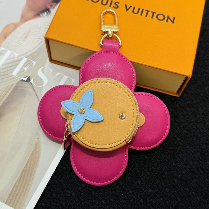 NIGO Louis Vuitton Vivienne Women's Colorblocking Hardware Accessories Zipper Closure Coin Purse Bag Bags #nigo73116