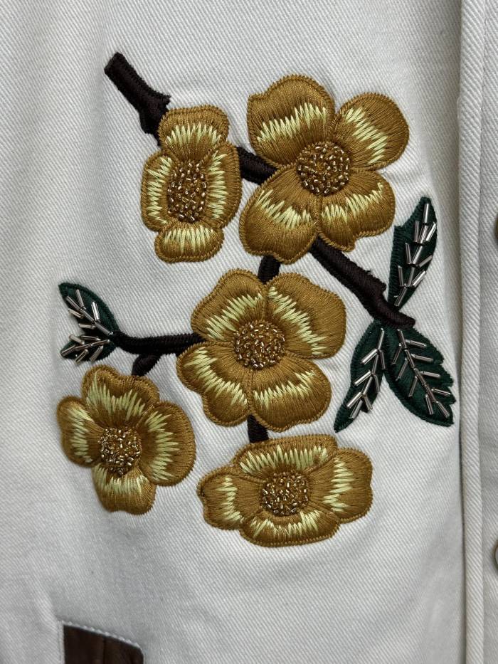 NIGO Louis Vuitton Men's Fall And Winter Floral Letters Embroidery Pattern Single Breasted Long Sleeved Jacket #nigo73111