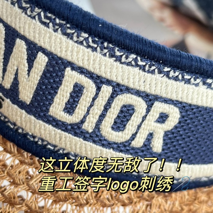 NIGO Dior D-Ocean Mitzah Women's Summer Knitted Sun Hat Cap #nigo73123