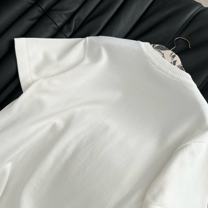 NIGO Louis Vuitton Men's Summer Embroidered Logo Round Neck Cotton Short Sleeve T-Shirt #nigo73133
