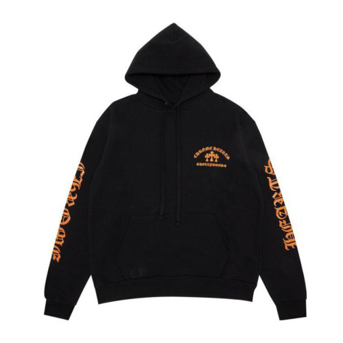 NIGO Chrome Hearts Men's Spring & Fall Black Logo Print Zipper Long Sleeve Hooded Sweatshirt Jacket #nigo73124