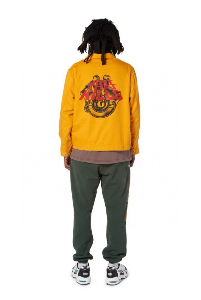 NIGO Gallery Dept. Men's Spring And Autumn Graffiti Letters Printing Solid Color Do Old Hooded Sweatshirt Casual Ink Splash Elastic Waist Drawstring Pants Ngvp #nigo9291