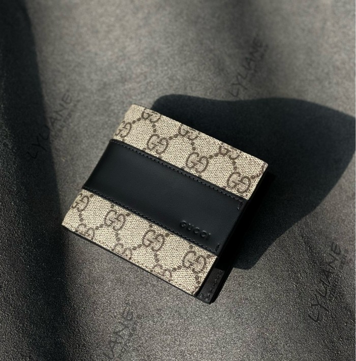 NIGO Gucci Women's Monogrammed Logo Flap Closure Leather Wallet Card Case Bag Bags #nigo73146