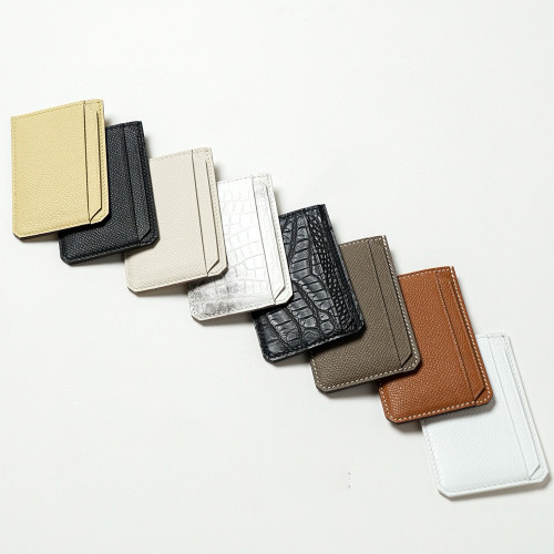 NIGO Hermes Men's Women's City Vintage Solid Color Wallet Casual Leather Card Bag Ngvp #nigo9293