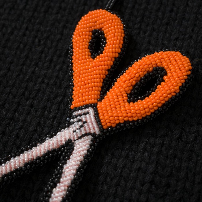 NIGO Louis Vuitton Men's Autumn and Winter Black Embroidered Letter Logo Tool Pattern Round Neck Long Sleeve Sweater Pullover #nigo73158