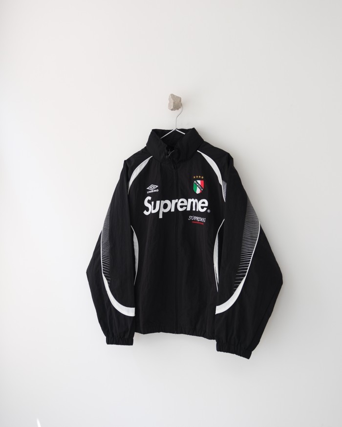 NIGO Supreme Week 11 X Umbro Men's And Women's Spring And Fall Black Collar Zipper Long Sleeve Jacket #nigo73162