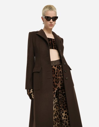 NIGO Dolce&Gabbana Women's Autumn And Winter Long Single-Breasted Wool Cashmere Solid Color Slim Coat Ngvp #nigo9313