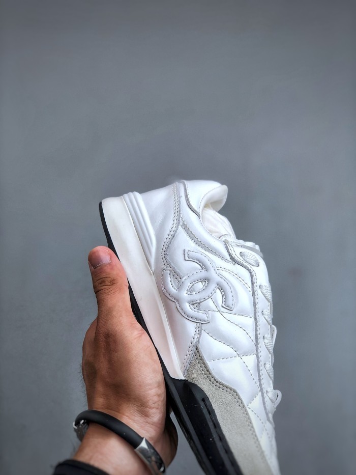 NIGO Chanel Women's Solid Color Flat Round Toe Lace Up Low Top Casual Sneakers Shoes #nigo73216