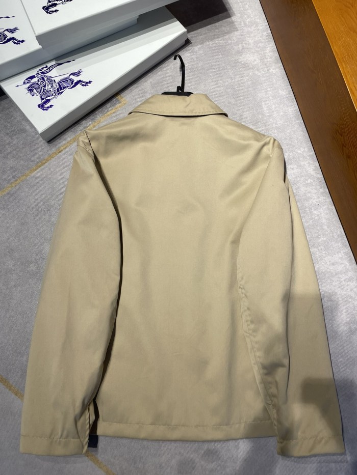 NIGO Burberry Men's Autumn and Winter Solid Color Logo Embroidery Zipper Casual Long Sleeve Cotton Jacket #nigo73199