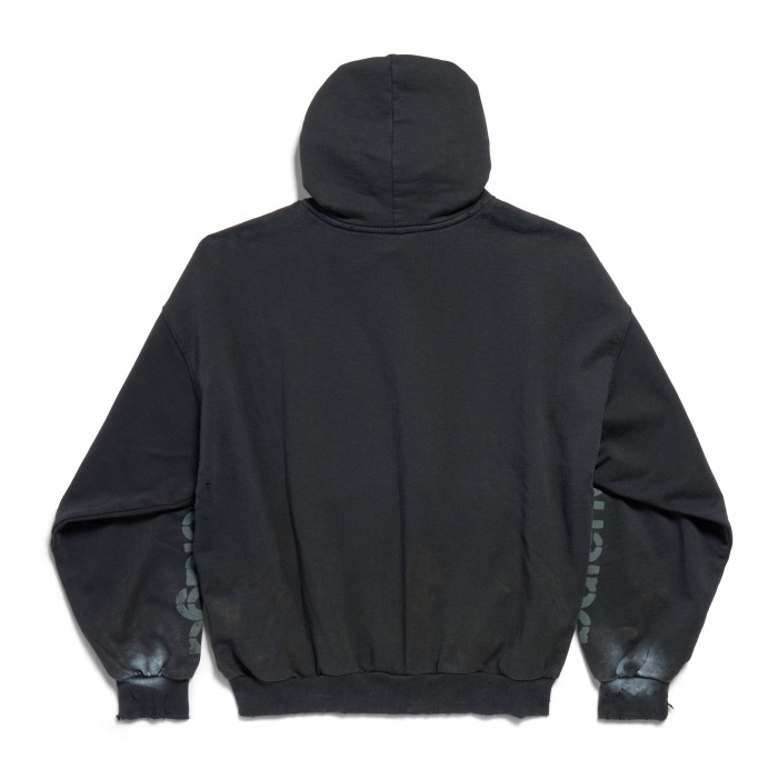 NIGO Balenciaga Men's Spring and Autumn Black Letter Printed Hooded Pullover Long Sleeve Sweatshirt #nigo73213