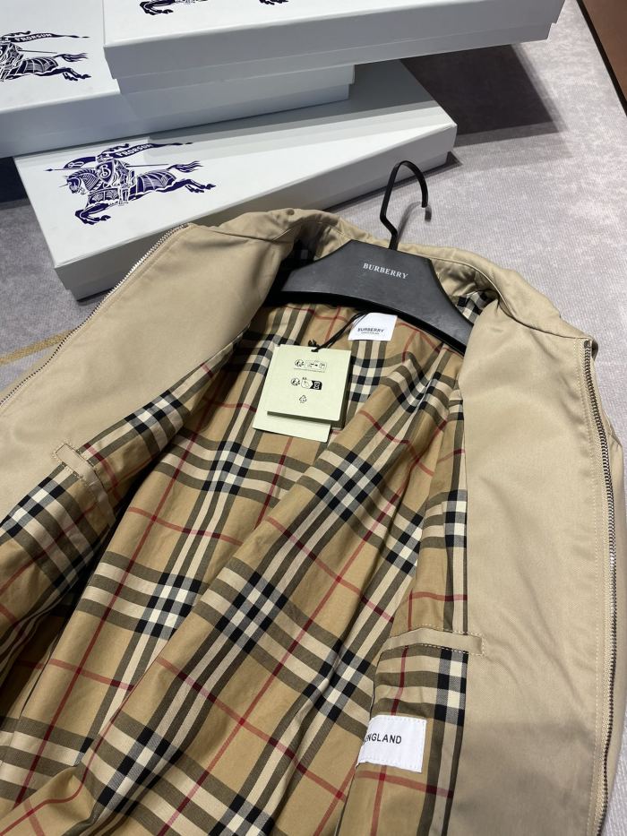 NIGO Burberry Men's Autumn and Winter Solid Color Logo Embroidery Zipper Casual Long Sleeve Cotton Jacket #nigo73199