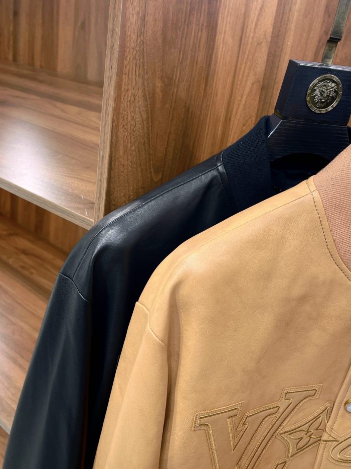 NIGO Louis Vuitton Men's Spring And Autumn Solid Color Logo Jacquard Single Breasted Casual Long Sleeved Jacket #nigo73228